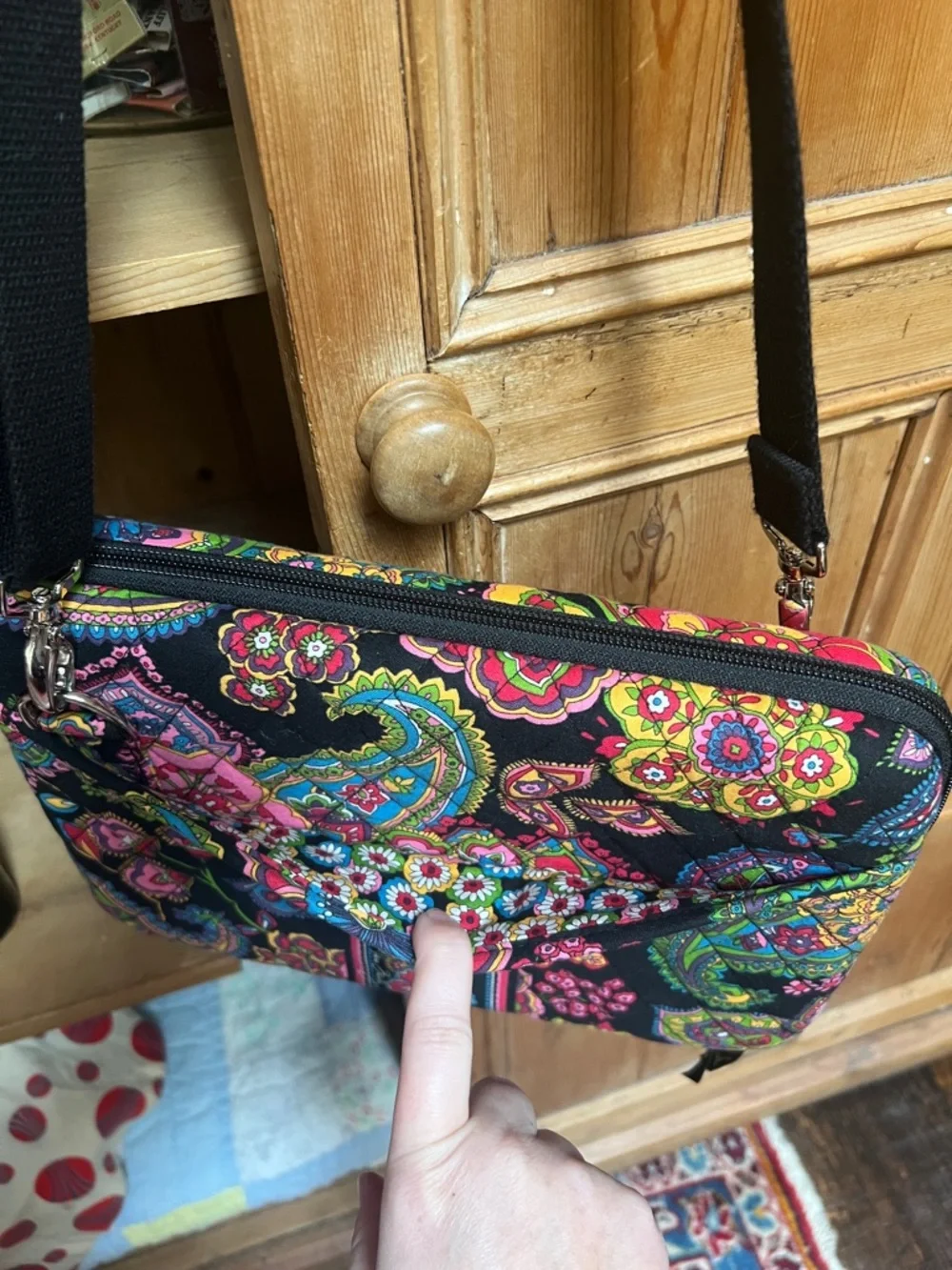 Vera Bradley iPad Bag in Retired Symphony in Hue Pattern